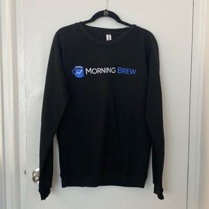 Fleece Morning Brew Crew Neck Sweatshirt